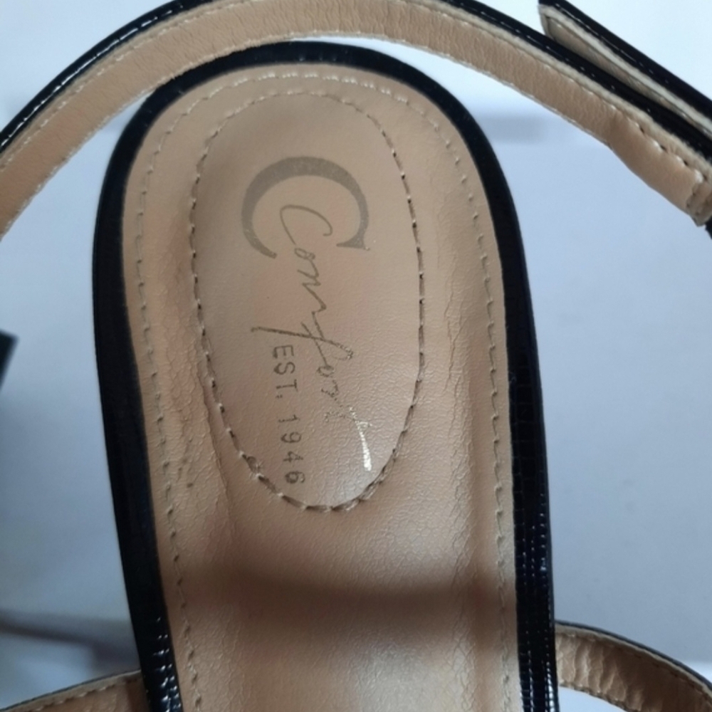 Lot Of 2 Cato C Comfort Sandals Sz 10 Leopard Slides Brown Black Kitten Heels - Picture 12 of 15